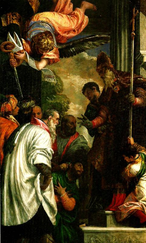 consecration of st. nicholas, Paolo  Veronese